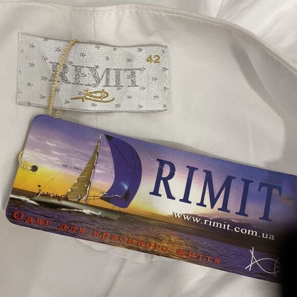 Rimit White High Rise Wide Leg Pleated Front Chain Shorts - Picture 5 of 10